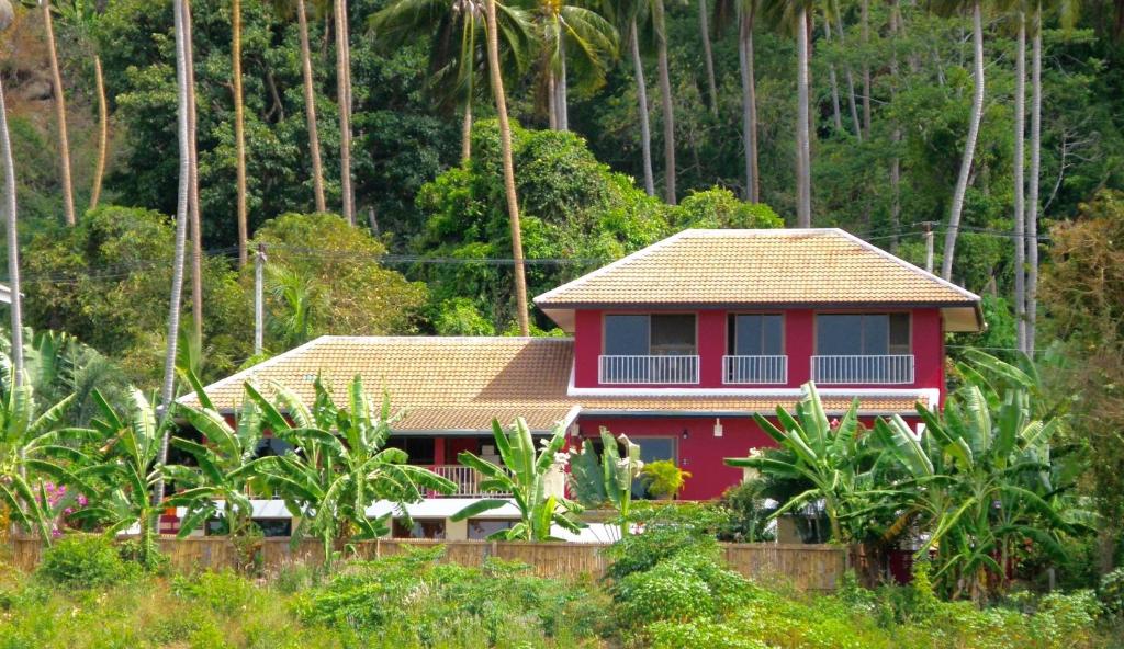 paradise sea view infinity Pool Villa Chaweng Koh Samui - Three nestled in the tropical garden